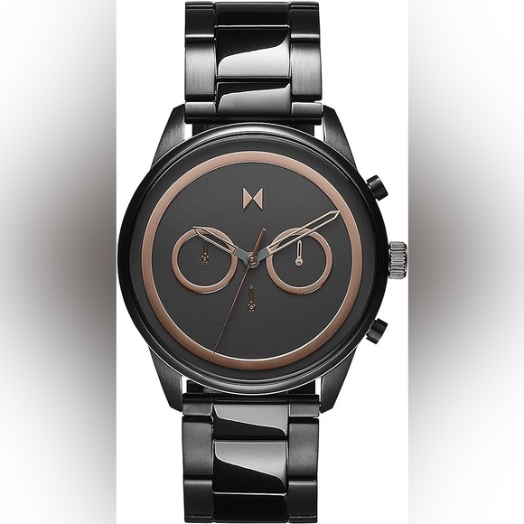 🖤🖤 MVMT PowerLane Gunmetal Watch With 43mm Gunmetal Grey Chronograph Face
